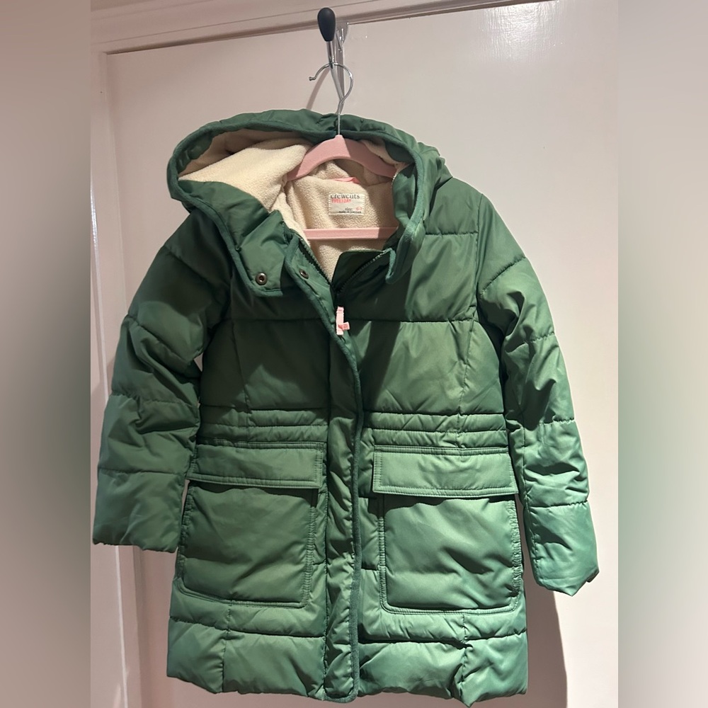 Crewcuts J.Crew Girls Chateau Puffer Jacket /w Prima Loft. Sz: 6-7
